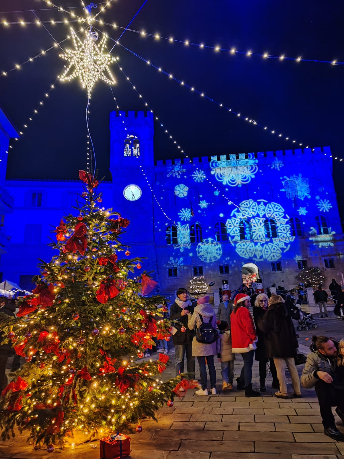 Videomapping natale 2024 Magione